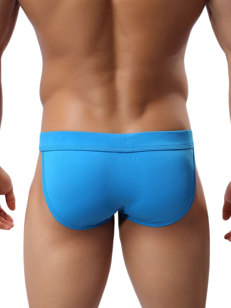 Summer Code Men's Briefs 4 Pack Soft Bulge Bikini Sexy Underwear - Image 4